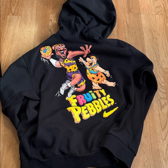 Nike LeBron James Black Hoodie with Blue Details